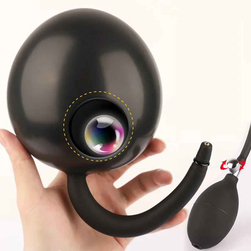 Силиконовая Анальная пробка увеличенного размера надувной анальный расширитель