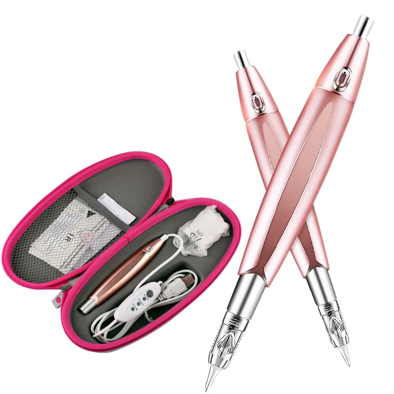 Тату 35000 г/мин розовое золото Профессиональный макияж бровей Карандаш для губ