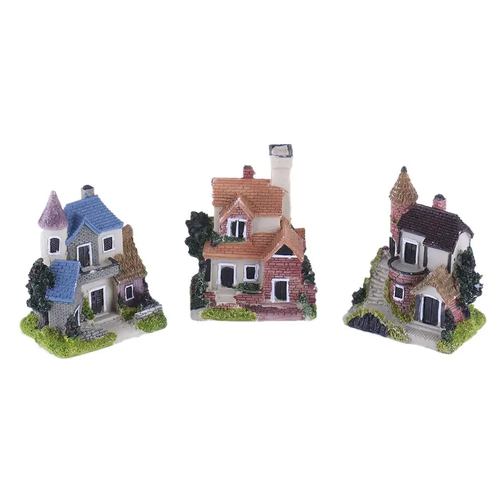 10 видов стилей миниатюрный смоляный замок дом Мини Пейзаж Сказочный Сад Дачный