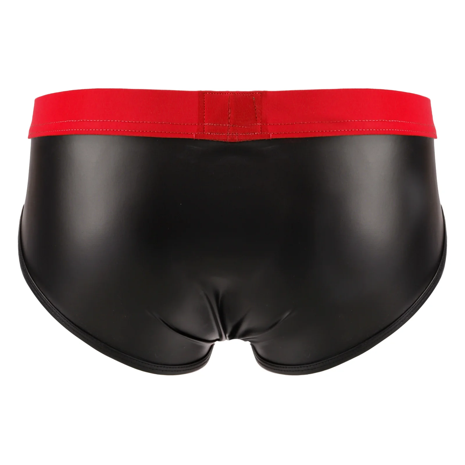 Трусы-бикини мужские из искусственной кожи с Т-образной задней вставкой - купить