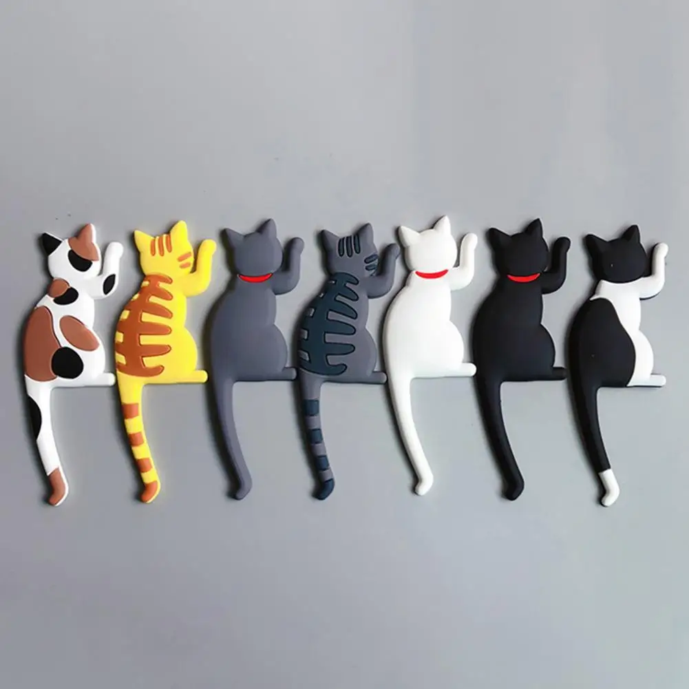 

Cute Japanese Cat Magnetic Hanger Fridge Hook Animal Shape Long Lasting