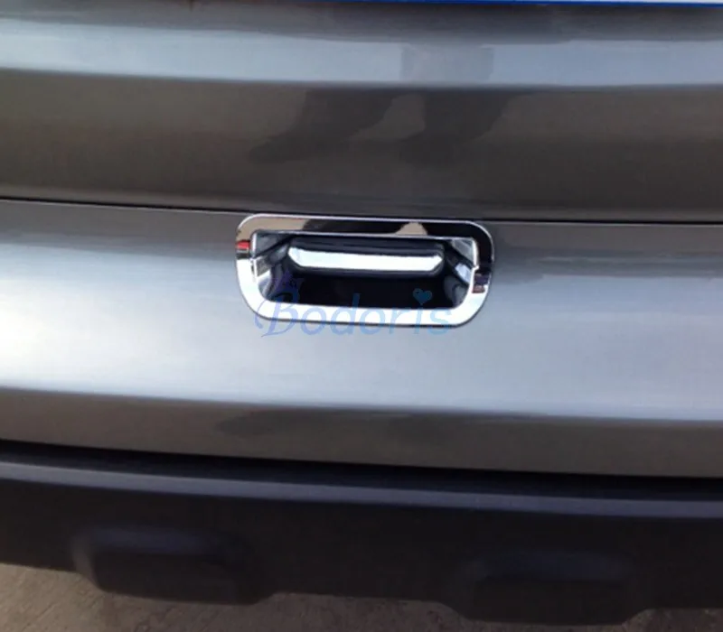 Для Honda CRV CR-V 2007-2011 2012- Задняя Крышка багажника дверь ручка крышка чаши вставка отделка хромированные аксессуары для стайлинга автомобилей