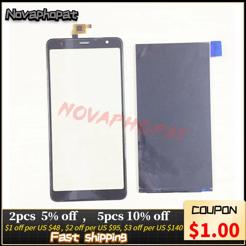 Черный Оригинальный сенсорный ЖК экран для BQ Mobile 6010G практичный 6010g дигитайзер