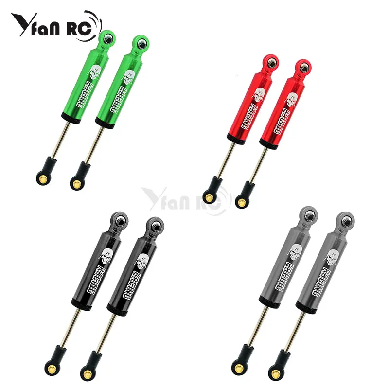 4PCS ALUMIUNM OIL SUSPENSION SHOCKS ABSORBER INTERNAL SPRING DAMPERS 90mm For SCX10 D90 WRAITH TRX-4 90046 RC CAR | Игрушки и хобби