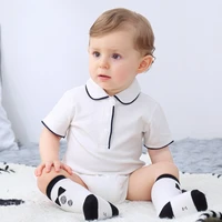 boys bodysuit for newborns spanish baby clothes baby white romper jumpsuit summer newborn infant overalls shorts baby boy outfit