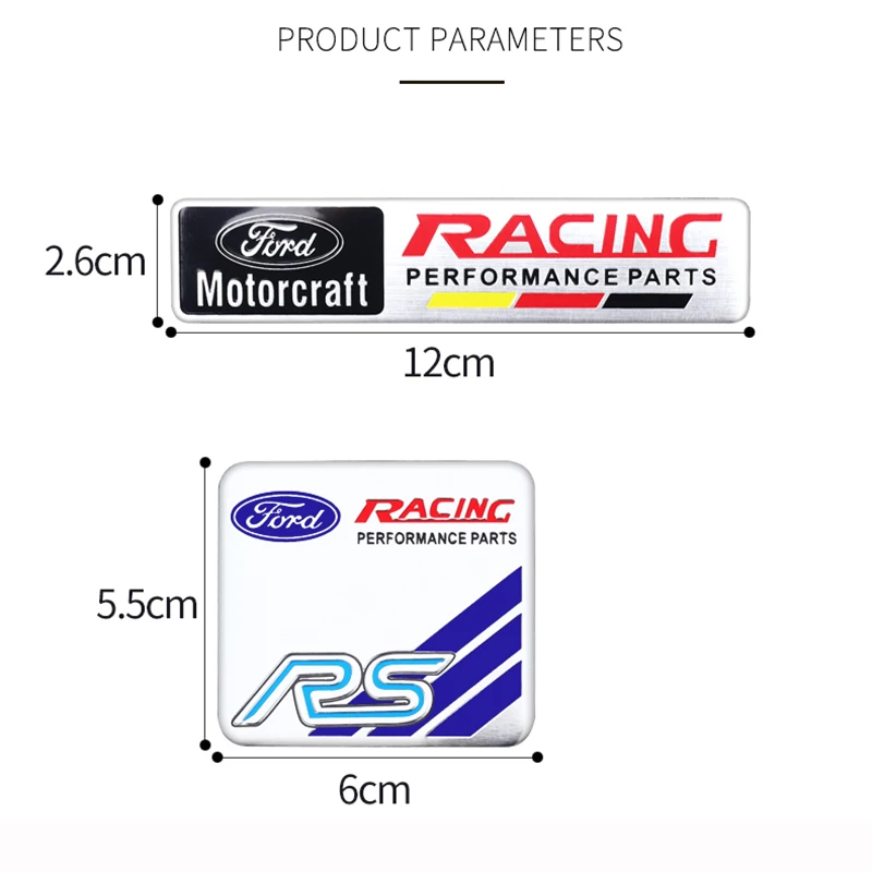 Ультратонкая металлическая 3d-эмблема для Ford Kuga Fiesta Focus Mondeo Mk1 Mk2 Mk3 ST Ranger C - купить