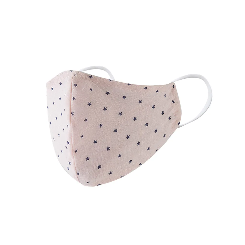 Маски для лица взрослых модные многоразовые маски с принтом моющиеся маскарада 1