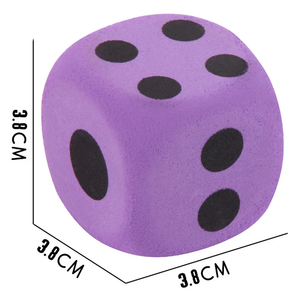 

Simulation Specialty Giant Eva Foam Playing Dice Block Party Toy Game Prize For Children Magic Cubes Educational Toys Gift