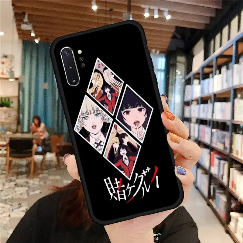

Crazy Excitement Manga Kakegurui Phone Case For Samsung A50 A51 A71 A20E A20S S10 S20 S21 S30 Plus ultra 5G M11 funda cover