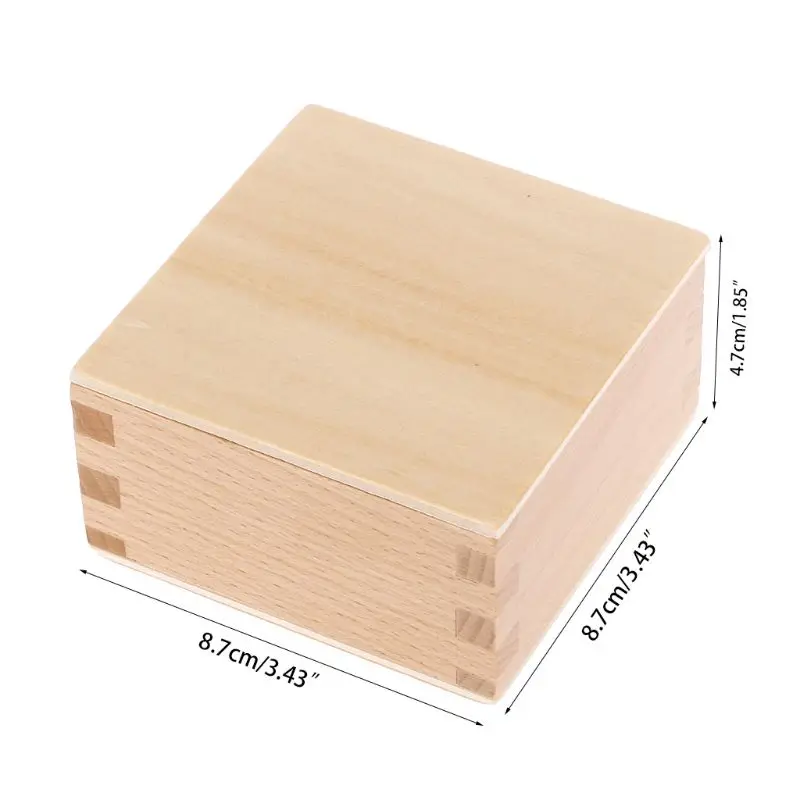 

Montessori Sensorial Material Learning Color Tablet Box Wood Preschool Toy