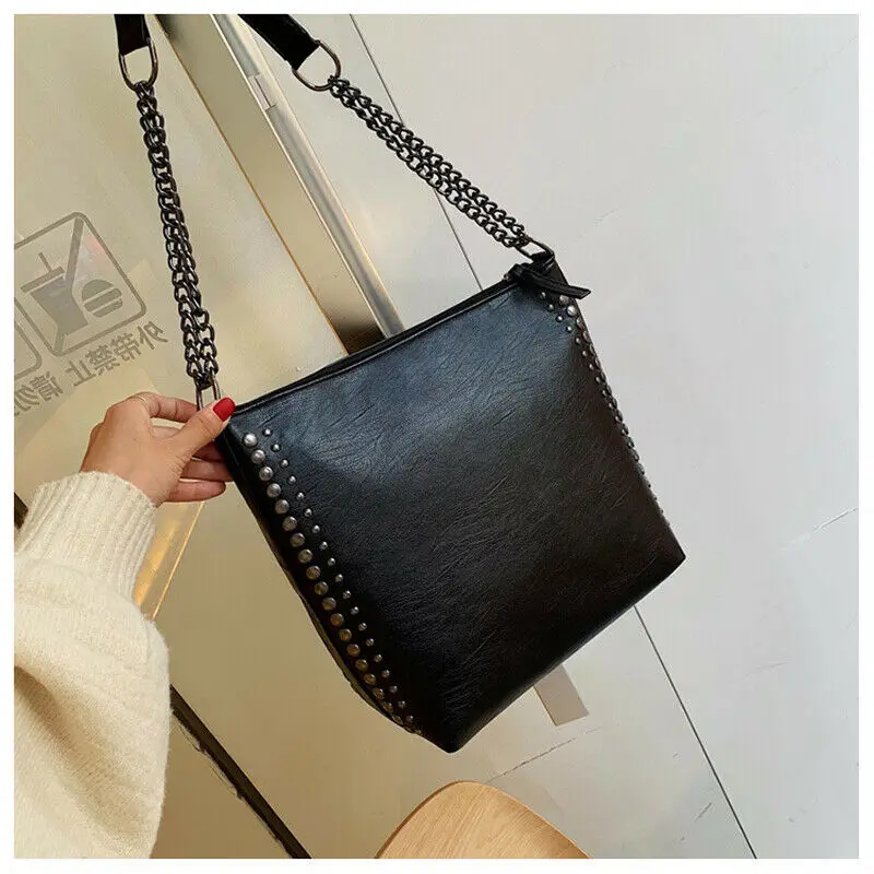 Женская обувь новая модная стильная женская сумка через плечо кожаная на цепочке