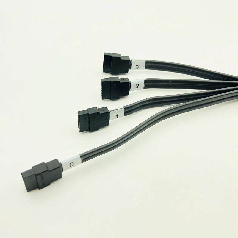 Кабель SATA для жесткого диска SATA3 кабель 00Y8279 Lenovo X3100 M5 сервер 4x 7pin до + 15pin коннектор