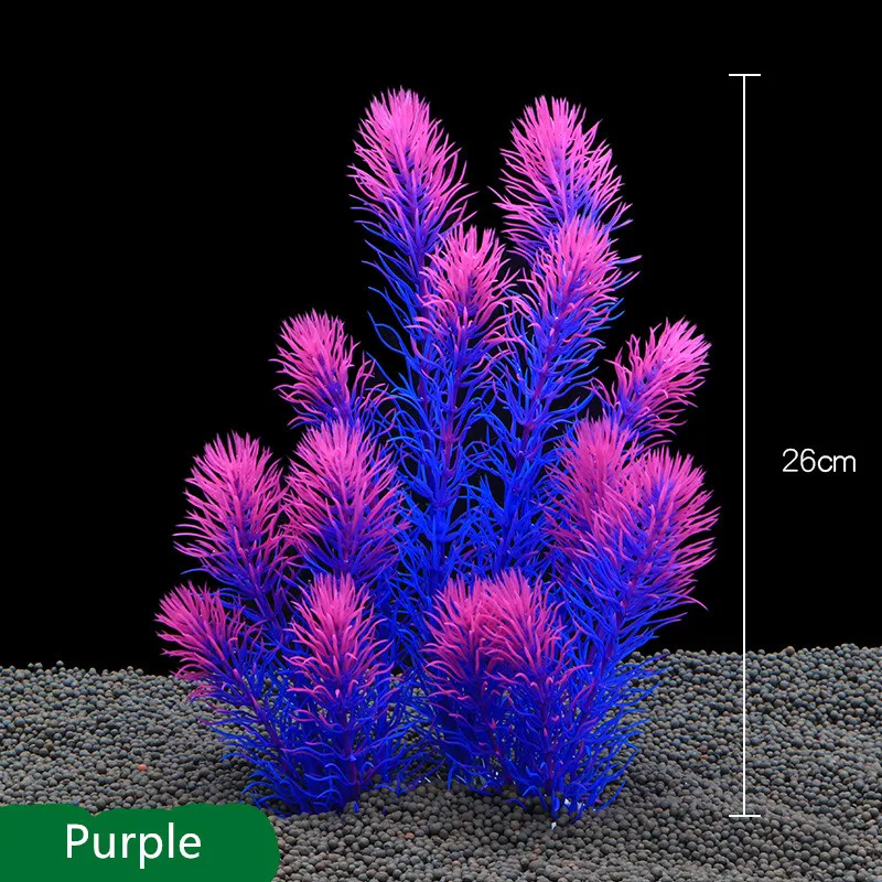 Модный аквариум ландшафтный дизайн имитация воды травы аквариумный декор
