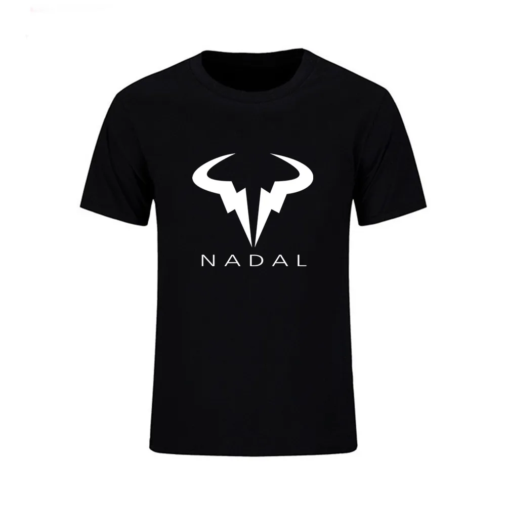 Новая мужская футболка с логотипом NADAL Топ бренд высокое качество многоцветная