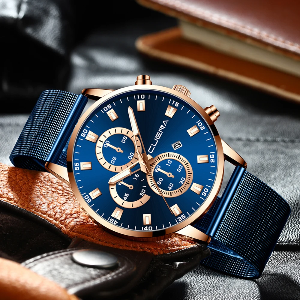 Часы мужские кварцевые в стиле милитари из нержавеющей стали|Кварцевые часы| |