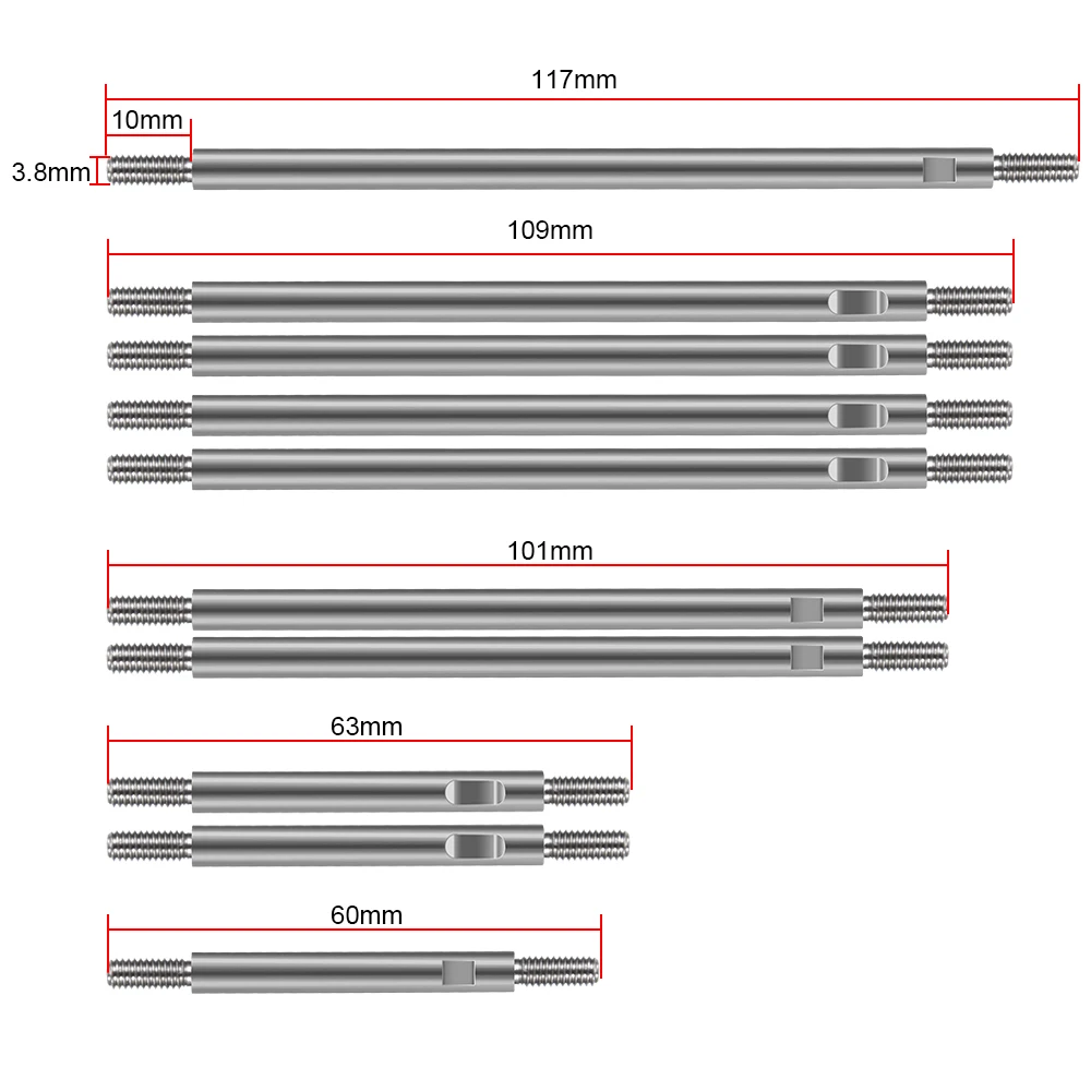 yeahrun 10 шт компл 313 мм нержавеющая 