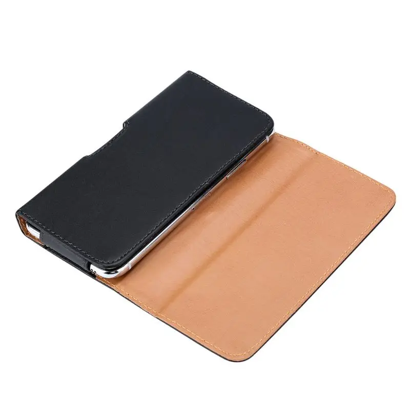 

PU Leather Horizontal Waist Belt Clip Pouch Phone Bag for Men M5TE