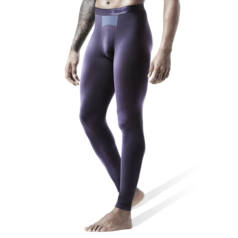 Brand Mens Long Johns Autumn/Winter Men Sexy Breathable Mesh Thermal Underwear Male Basic Leggings Man Slim Long Pants Wholesale