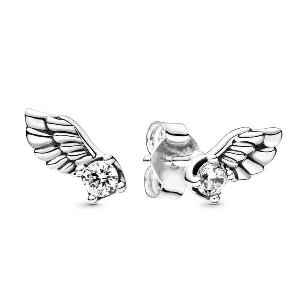 2019 зимние настоящие 925 пробы Серебряные Оригинальные сверкающие европейские