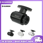 Компактный шаровой клапан Barrow TQFS-V1 черныйсеребристыйбелый G14 с двойной внутренней герметизацией, пластиковая ручка, латунный корпус