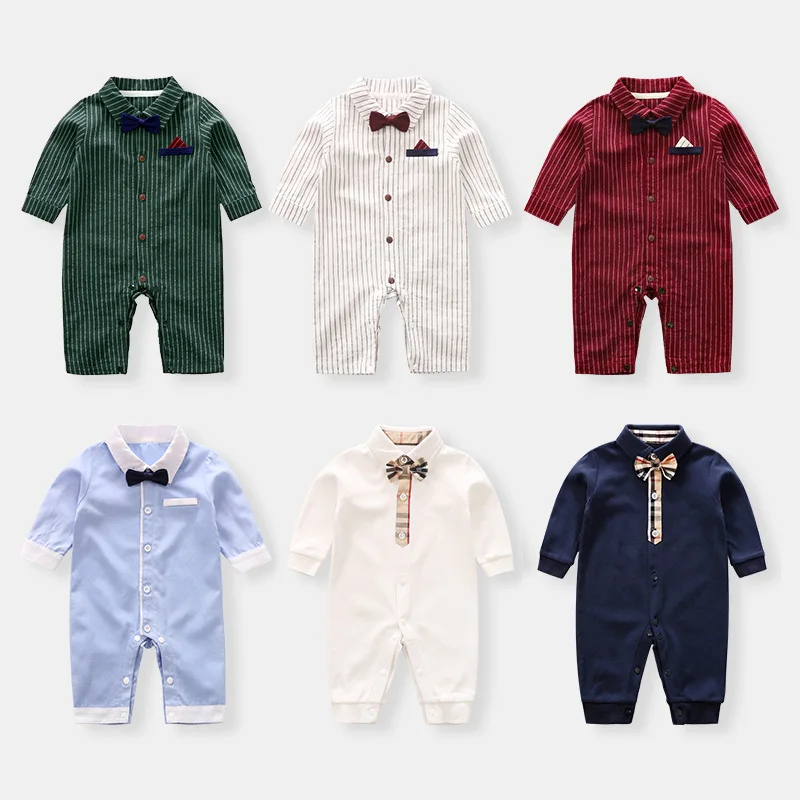 Осенне зимняя одежда для малышей новый хлопковый костюм джентльмена hayi с