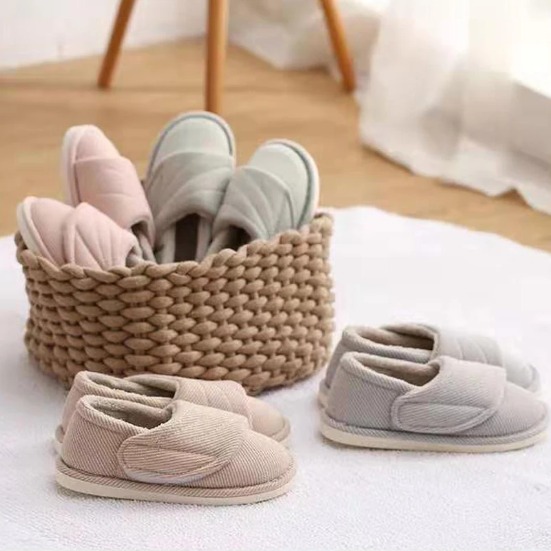 Cotton Knit Slippers Ladies' Terry Lining Loafer Lightweights Espadrille House Shoes Adjustable Size Autumn Four Season | Обувь