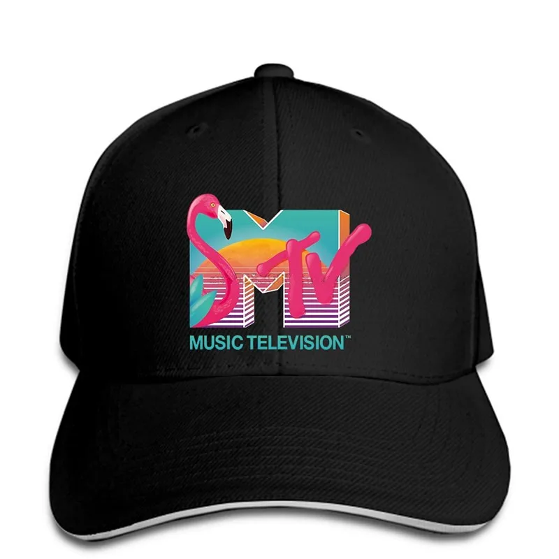 Фламинго MTV Для мужчин Бейсбол Кепки Snapback женщин шляпа с остроконечным|Мужские
