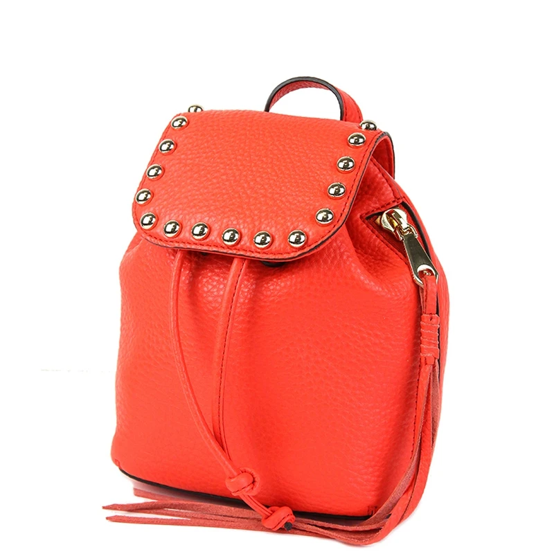 Подлинный оригинальный и новый роскошный рюкзак REBECCA MINKOFF без подкладки женские