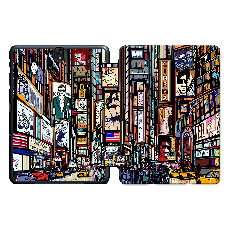 MTT чехол для планшета для samsung Galaxy Tab S3, 9,7 дюймов, SM-T820, T825, T829, ультра тонкий откидной смарт-чехол из искусственной кожи, защитный чехол - Цвет: SS11