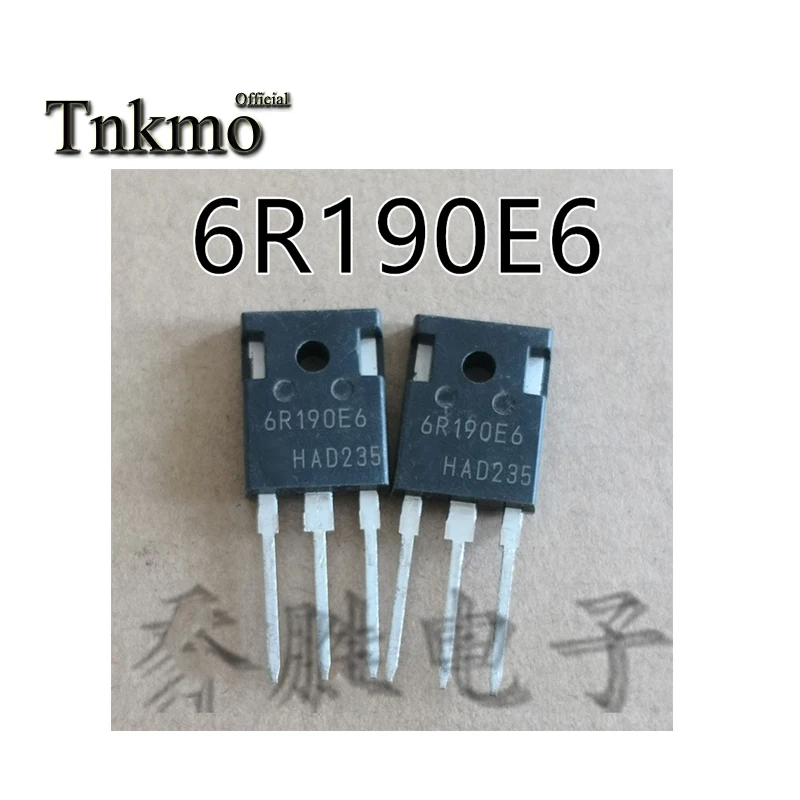 10 шт. IPW60R190E6 TO 247 6R190E6 TO247 20.2A 650V высокомощный полевой эффект транзистор N канал