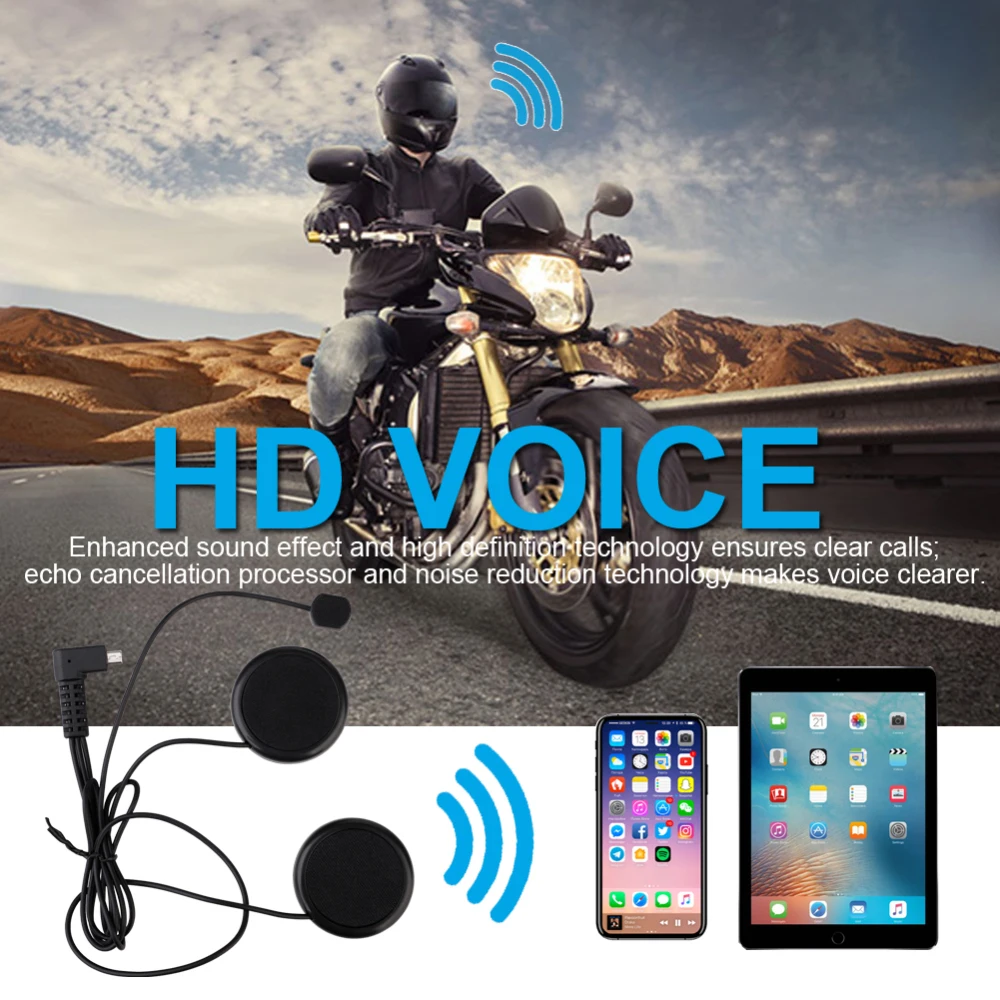 Мотоциклетный шлем, Bluetooth, домофон для проводных мотоциклетных bluetooth-гарнитур, 800 м, домофон для TCOM-SC, мягкая линия, зажим