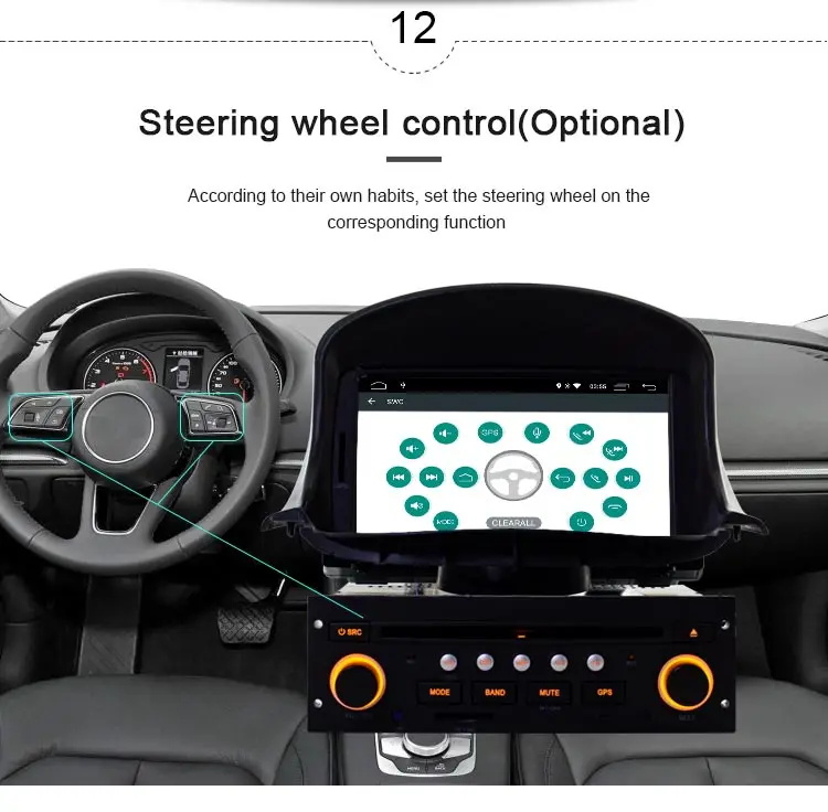 JDASTON Android 10,0 автомобильный dvd-плеер для PEUGEOT 206 206CC gps навигация 1 Din автомагнитола Мультимедиа Стерео рулевое колесо управление