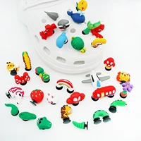 3d cute shoe charms creative animals snake plane sweets plants lovely styling shoe decorations for croc jibb sneakers kids gifts