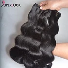 Супер двойные волнистые волосы для наращивания бразильские натуральные кутикулы выровненные 100% человеческие волосы волнистые 34 пряди сделка суперобраз