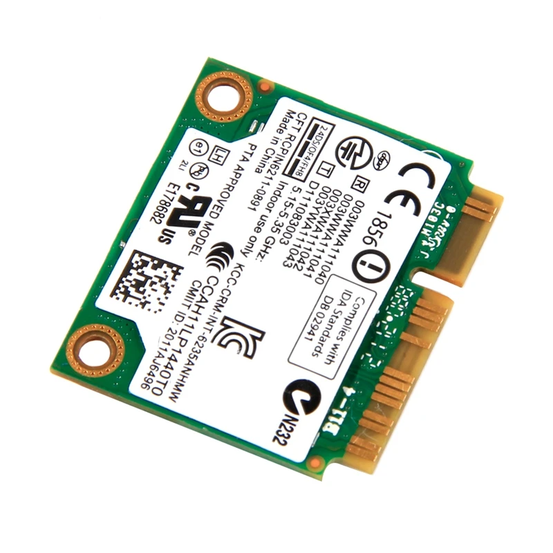 Двухдиапазонный 300 Мбит/с беспроводной Bluetooth 4 0 для Intel mediino Advanced-N 6235 6235ANHMW Половина