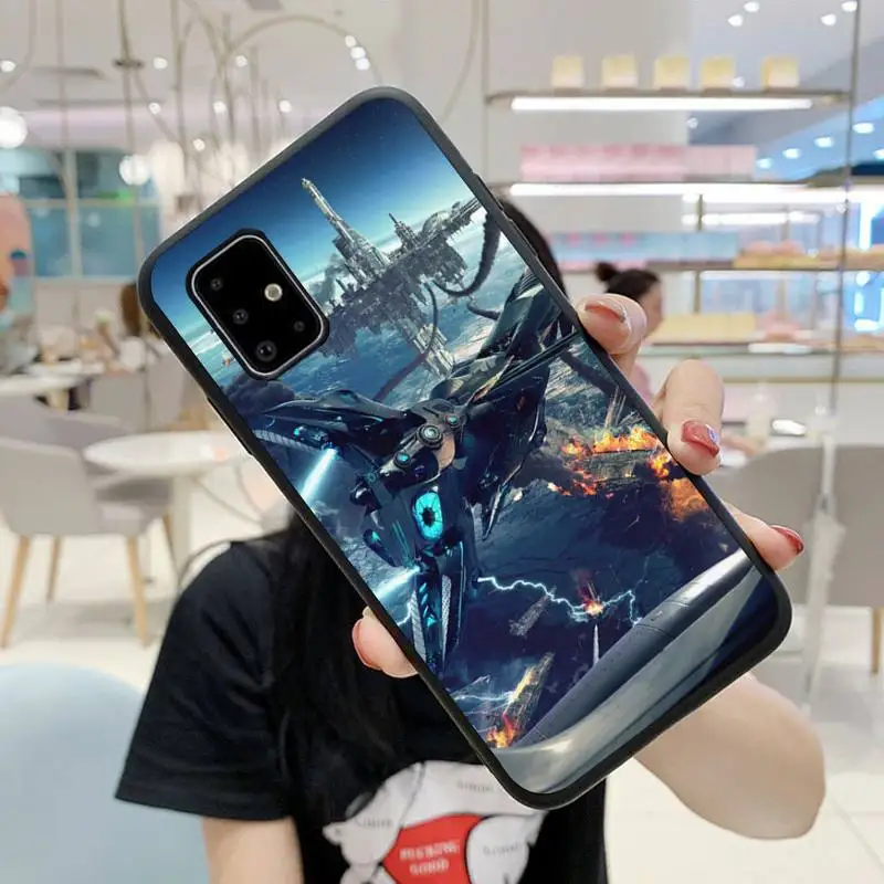 

war space ship star Phone Case For Samsung S5 S6 S7 S8 S9 S10 S20 S21 Edge Plus E Fe Lite Cover