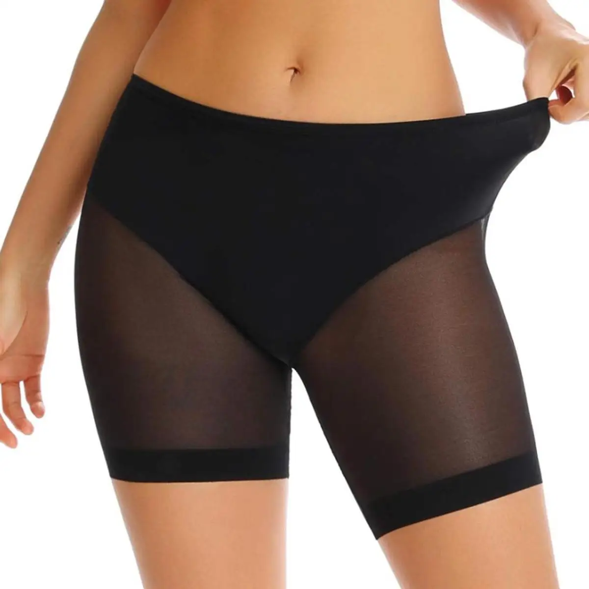 Женское нижнее белье безопасные короткие штаны шорты боксеры Femme высокая талия