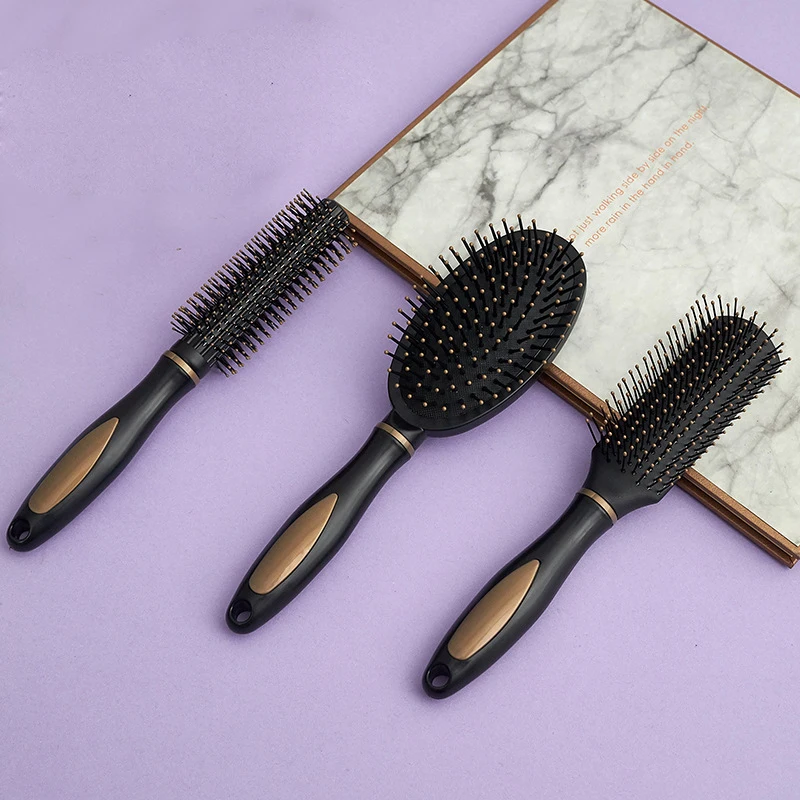 

3 Types Massage Oval Hair Comb Round Rectangle Brush Anti Static Detangling Air Cushion Bristle SPA Hairdressing Styling Tool