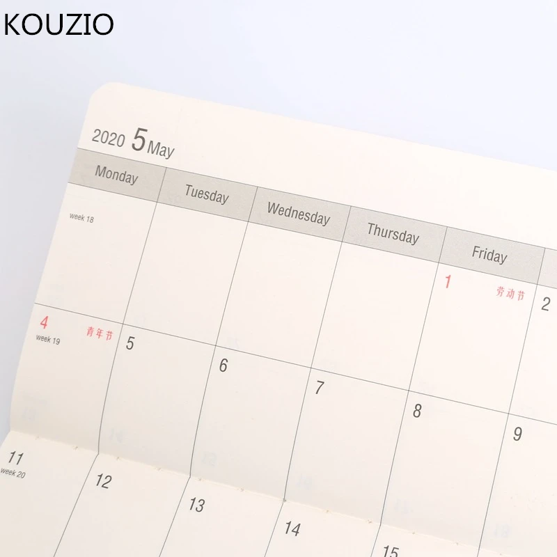 Блокнот планировщик журнал канцелярские принадлежности блокнот agenda caderno cuadernos escolares para el colegio zeszyt школьные принадлежности
