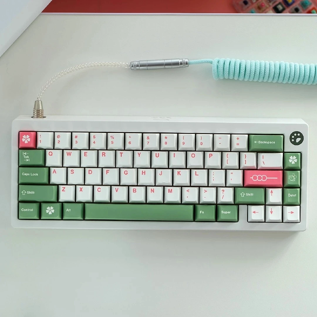 135 клавиш GMK Hanami Dango крышка ключа s PBT с пятью Сторонами сублимационная