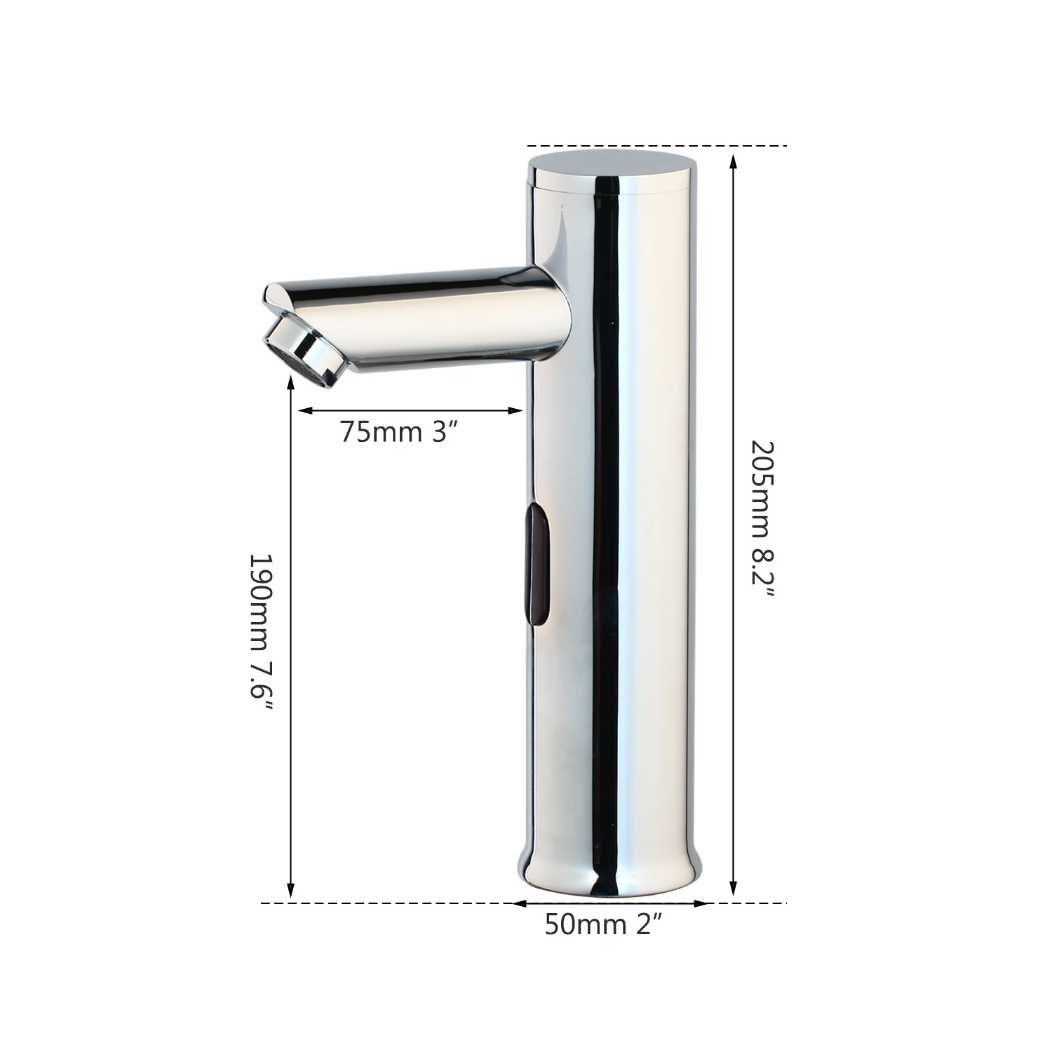 Хромированный автоматический сенсорный смеситель ZAPPO смесители для раковины