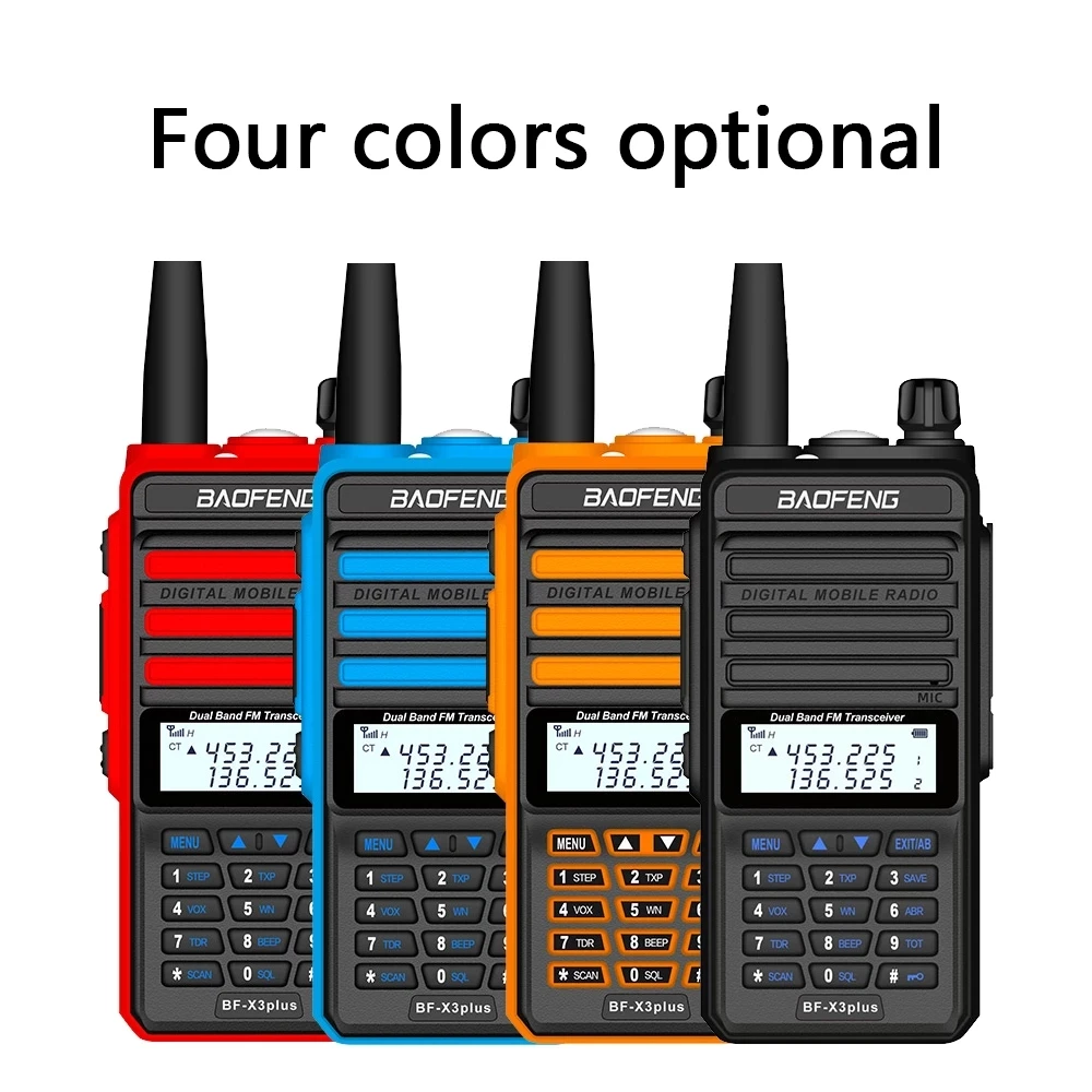 Рация BAOFENG X3 Plus высокой мощности с большим радиусом действия трехдиапазонная