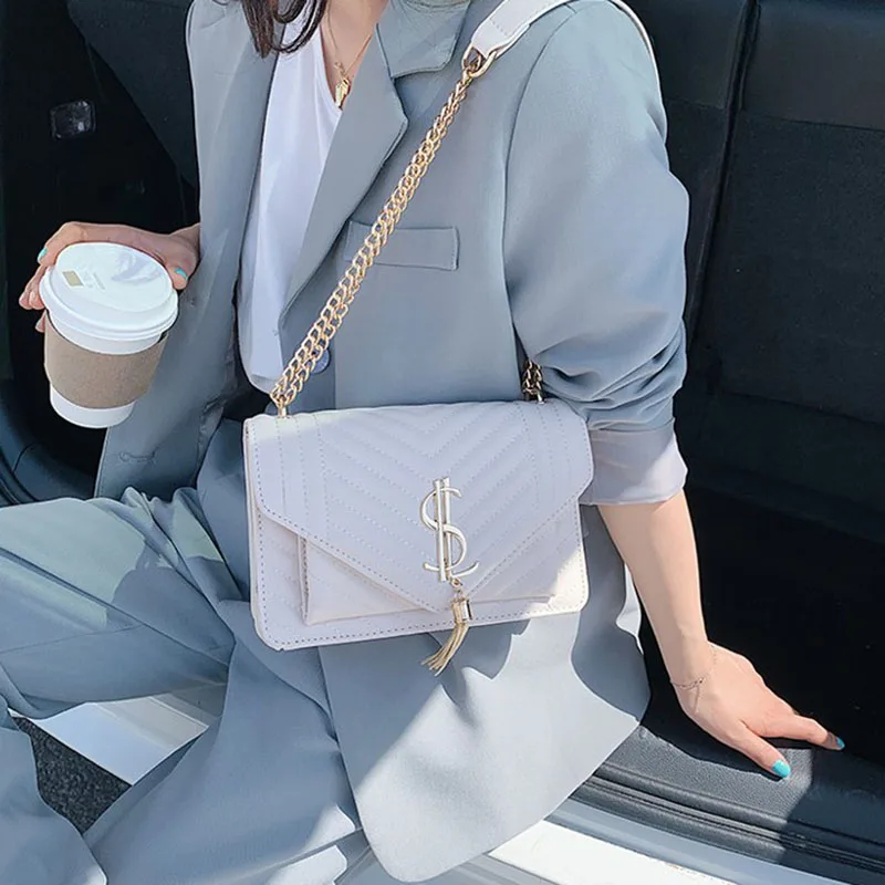 

Luxury Handbags Fashion 2020 Fashion Women Leather Messenger Shoulder For Daily Designer Female Crossbody Bag Lock Black