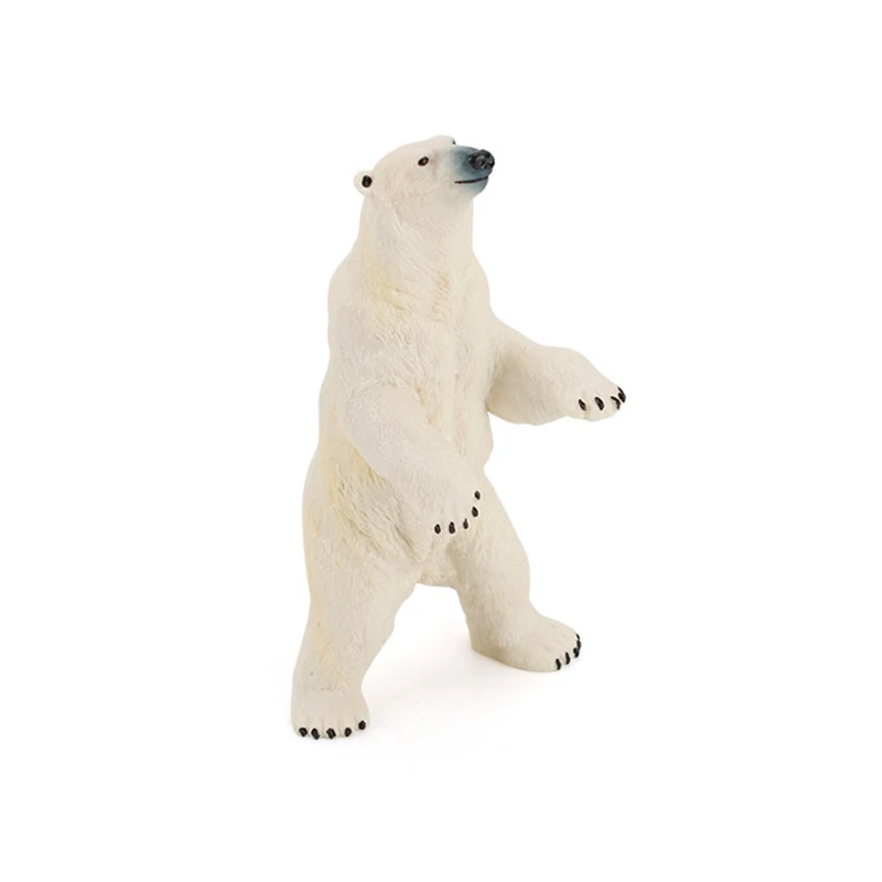 

Simulation Arctic Animal Polar Bear Model Toy White Bear Animals Toys Figurines Home Decor Preschool Educational Toys