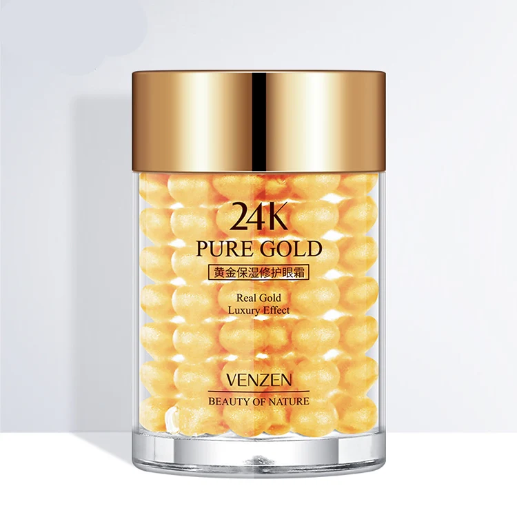 

VENZEN Anti Wrinkle Under Eyes Ageless Eye Bags Remove Dark Circles Puffiness 24K Gold Eye Cream