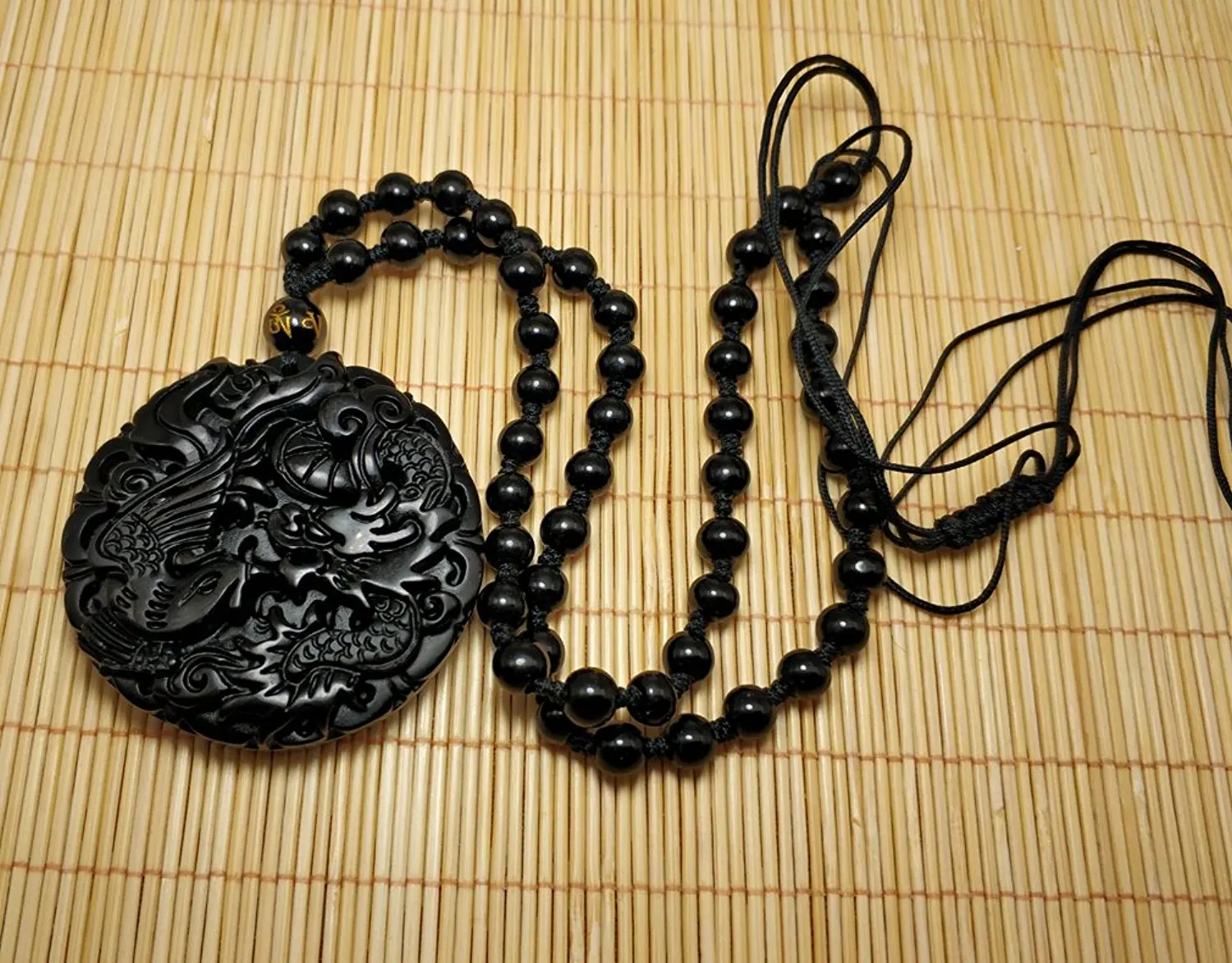 LETSFUN изысканное ювелирное изделие модный Дракон ожерельлье Феникса из