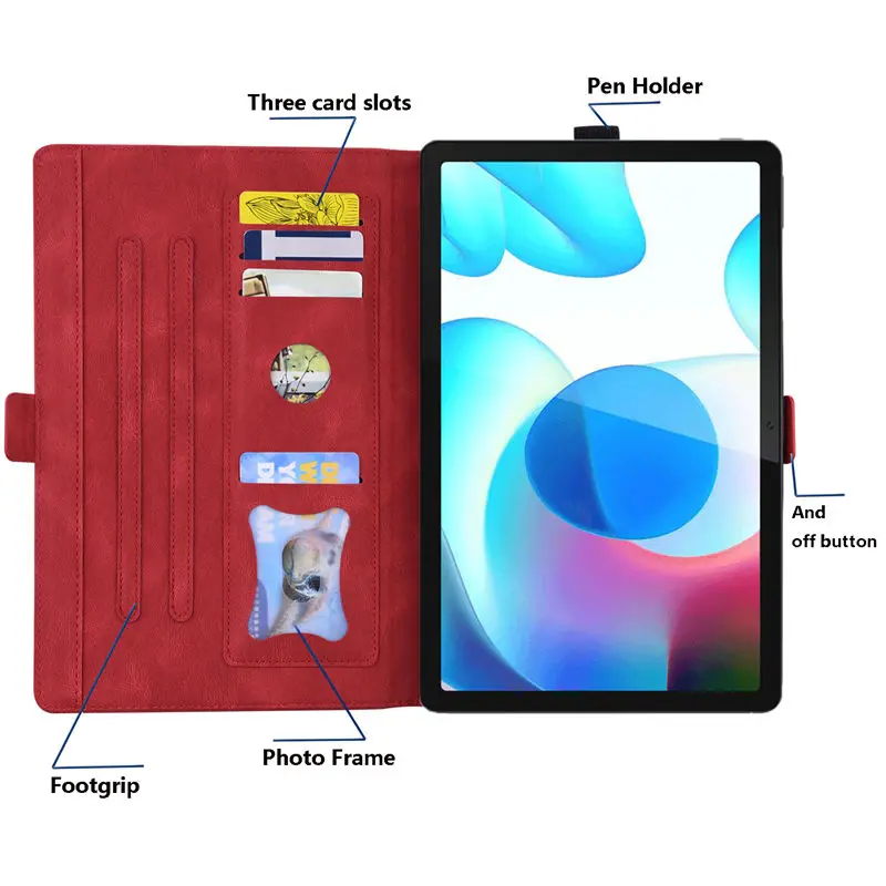 case for oppo realme pad 10 4 2021 rmp2102 rmp2103 case cover funda tablet 3d butterfly embossed wallet magnetic stand coque free global shipping