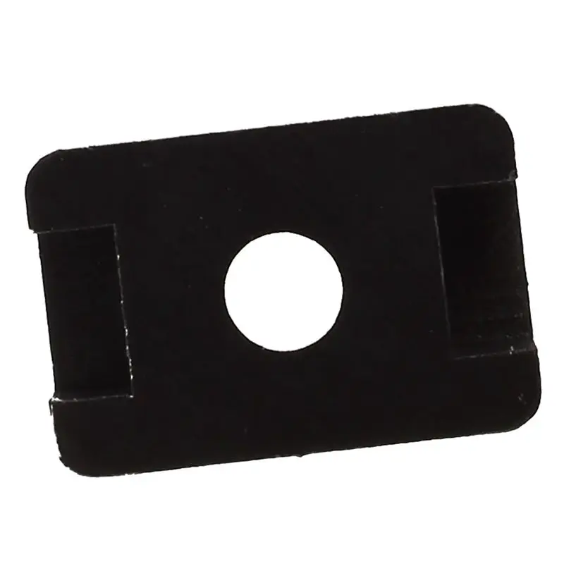 Топ-черный 9 мм Кабельные стяжки крепление Седло Тип пластик провода Комплект