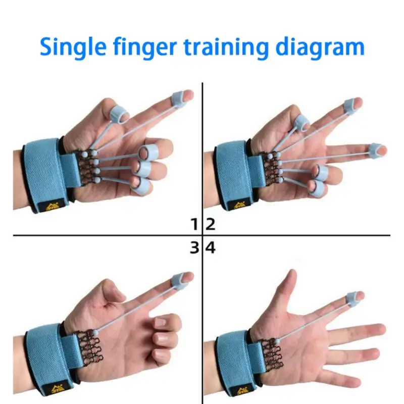 

Hand Gripper Finger Expander Finger Trainer Finger Exerciser Resistance Band Yoga Fitness Finger Force Grip Device Hand Train