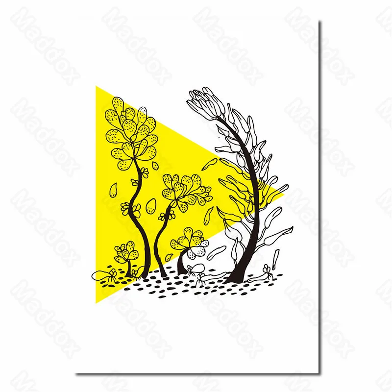 

Frameless Style Modern and Fashionable Personality Yellow Flower Decorative Paintings Creative and Unique Hanging Paintings